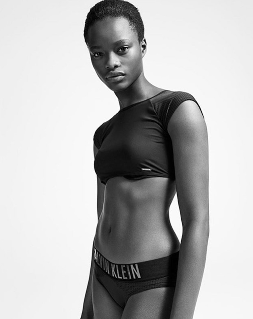 black calvin klein model